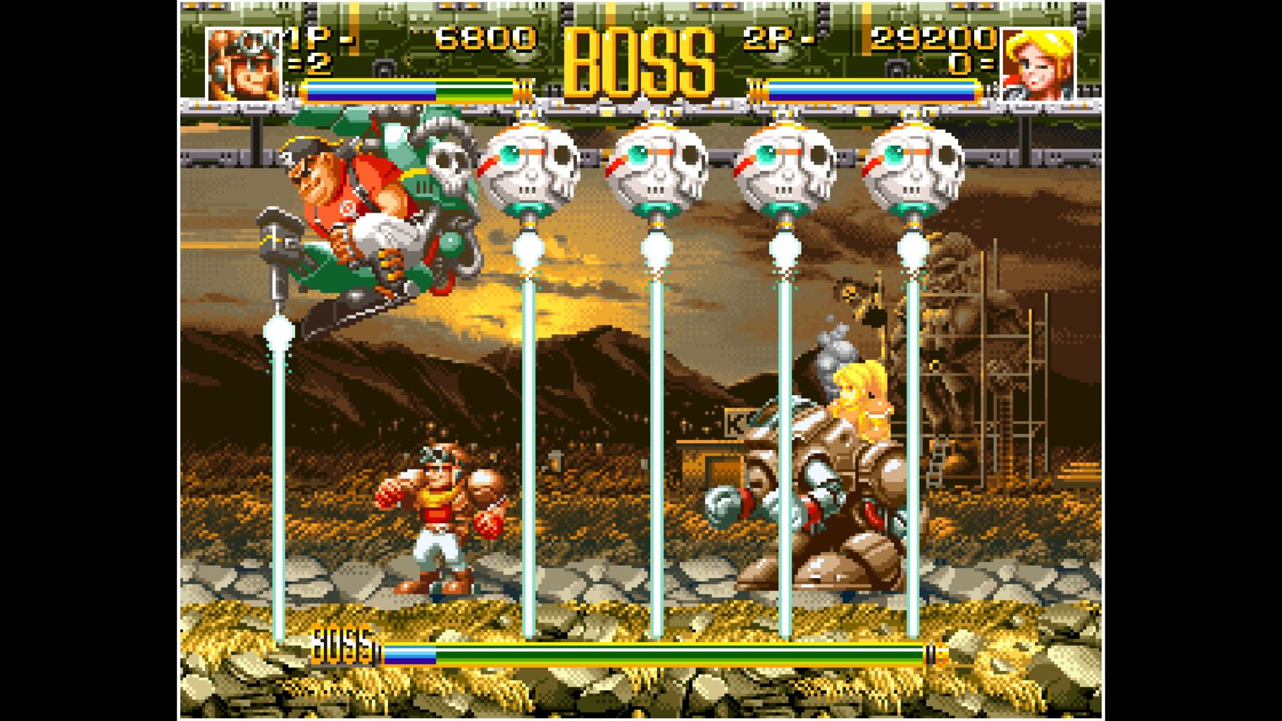 Captura de pantalla - ACA Neo Geo: Top Hunter Roddy & Cathy