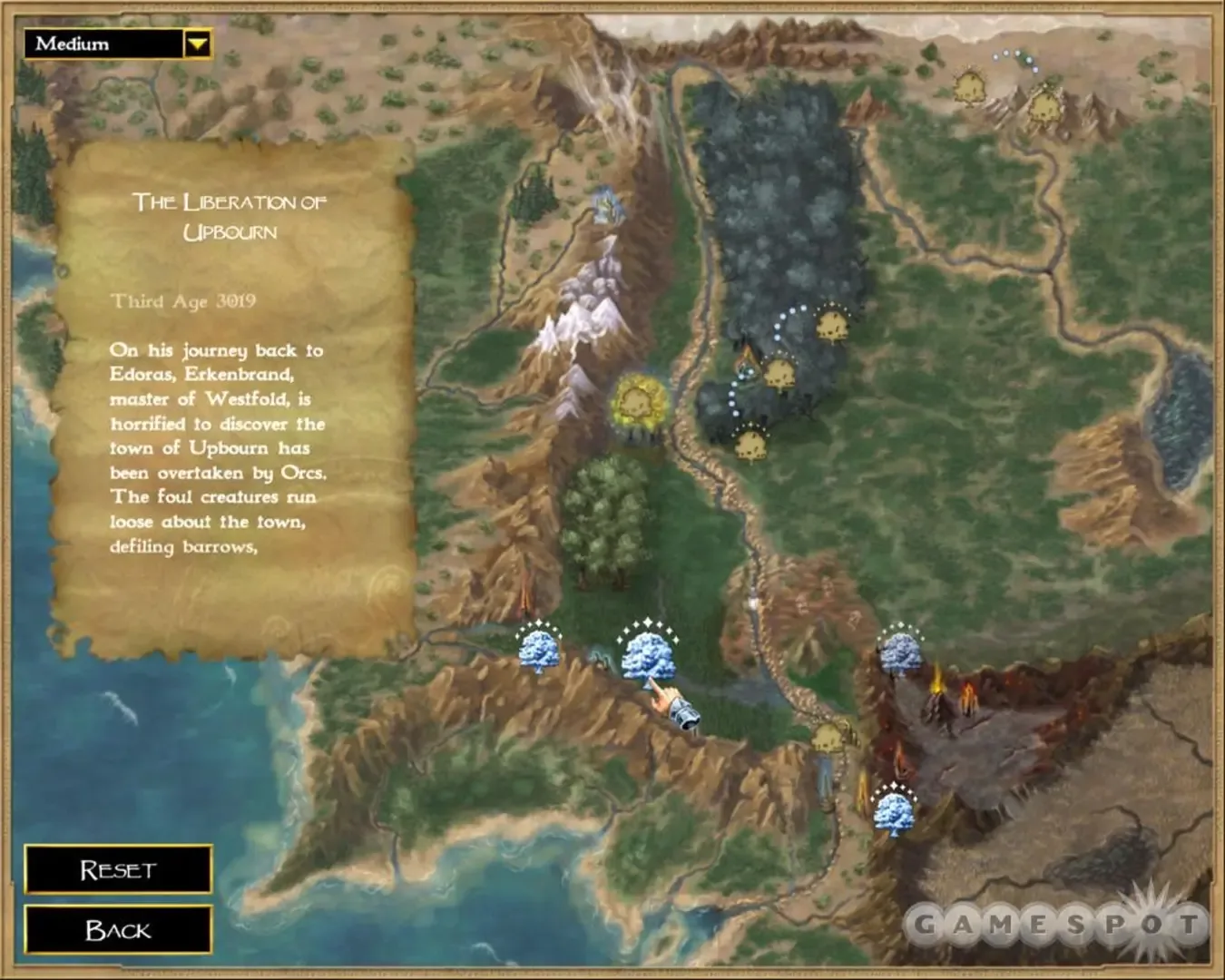 Captura de pantalla - The Lord of the Rings: War of the Ring