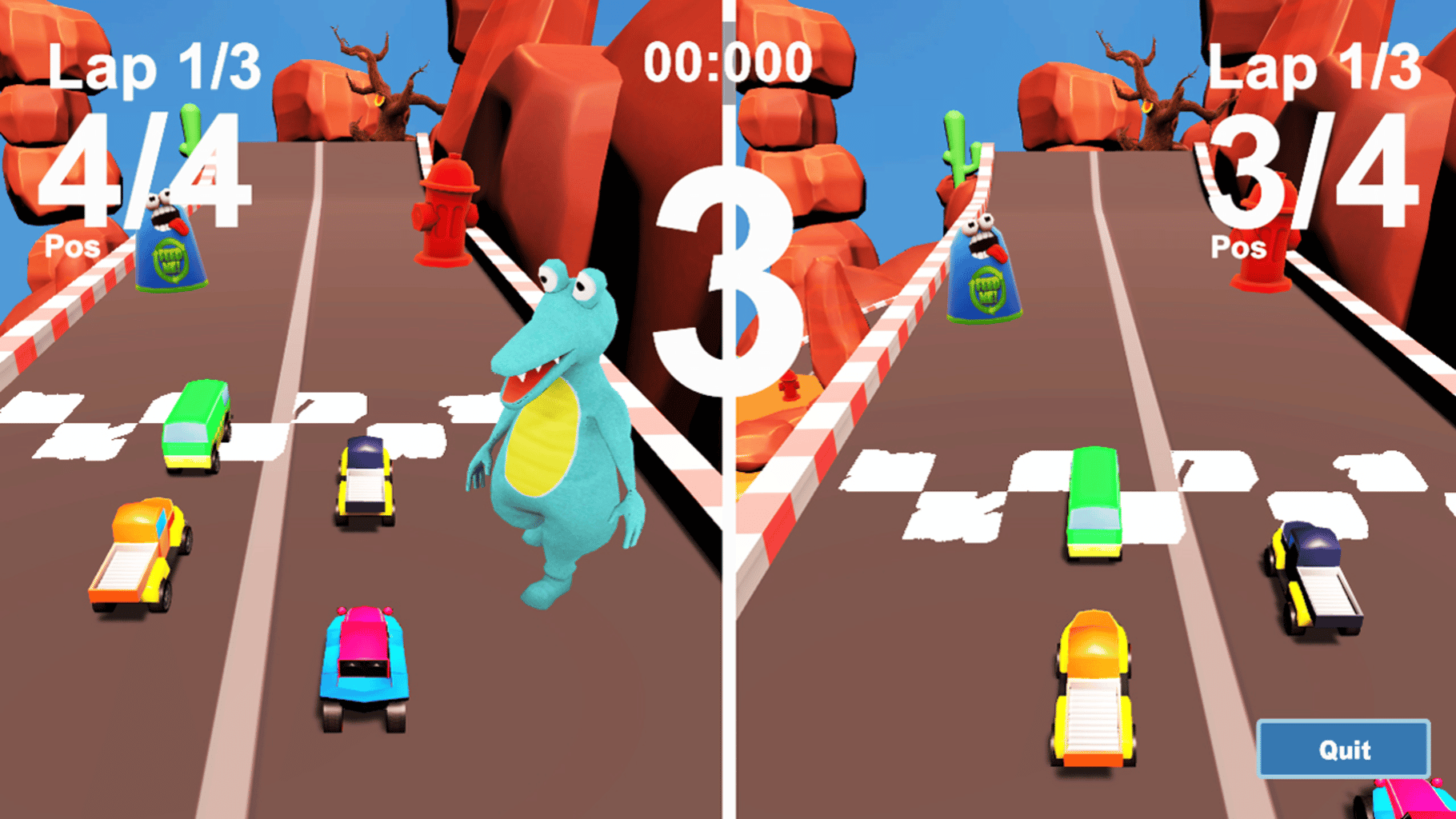 MiniCar Race screenshot