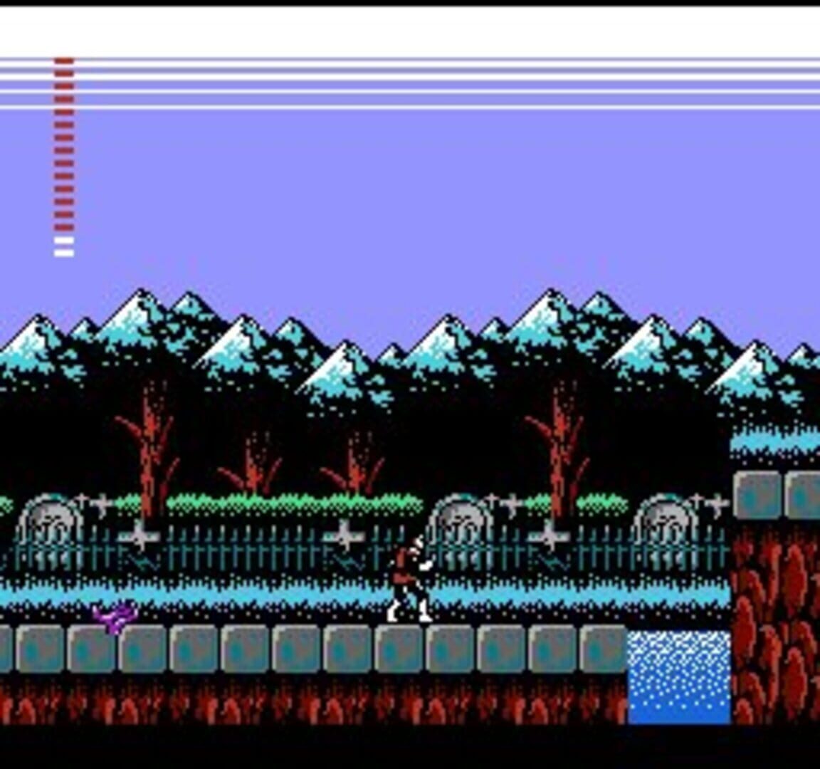 Captura de pantalla - Castlevania II: Simon's Quest