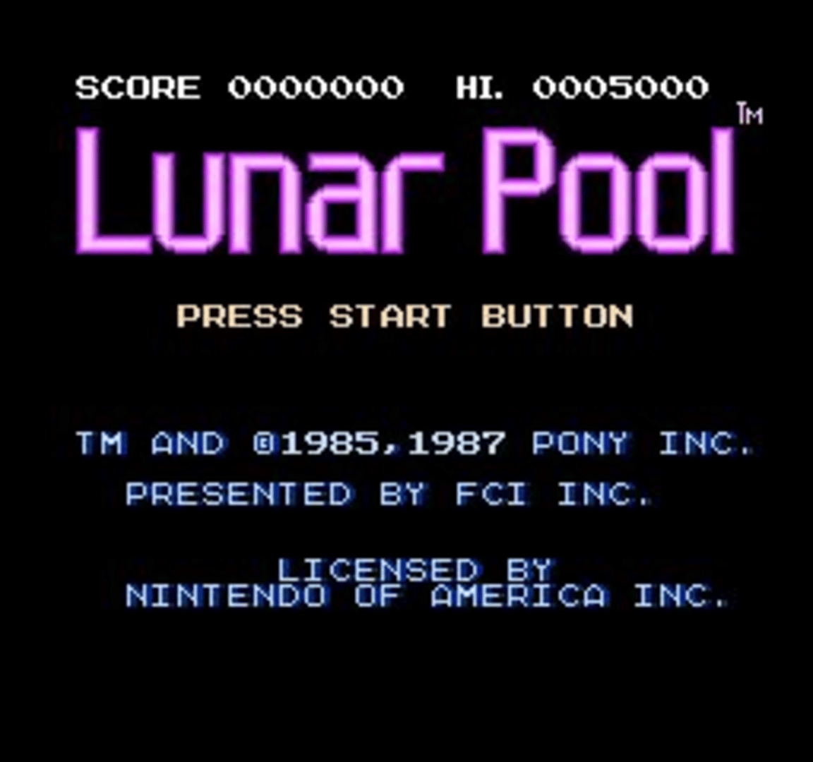 Lunar Pool screenshot