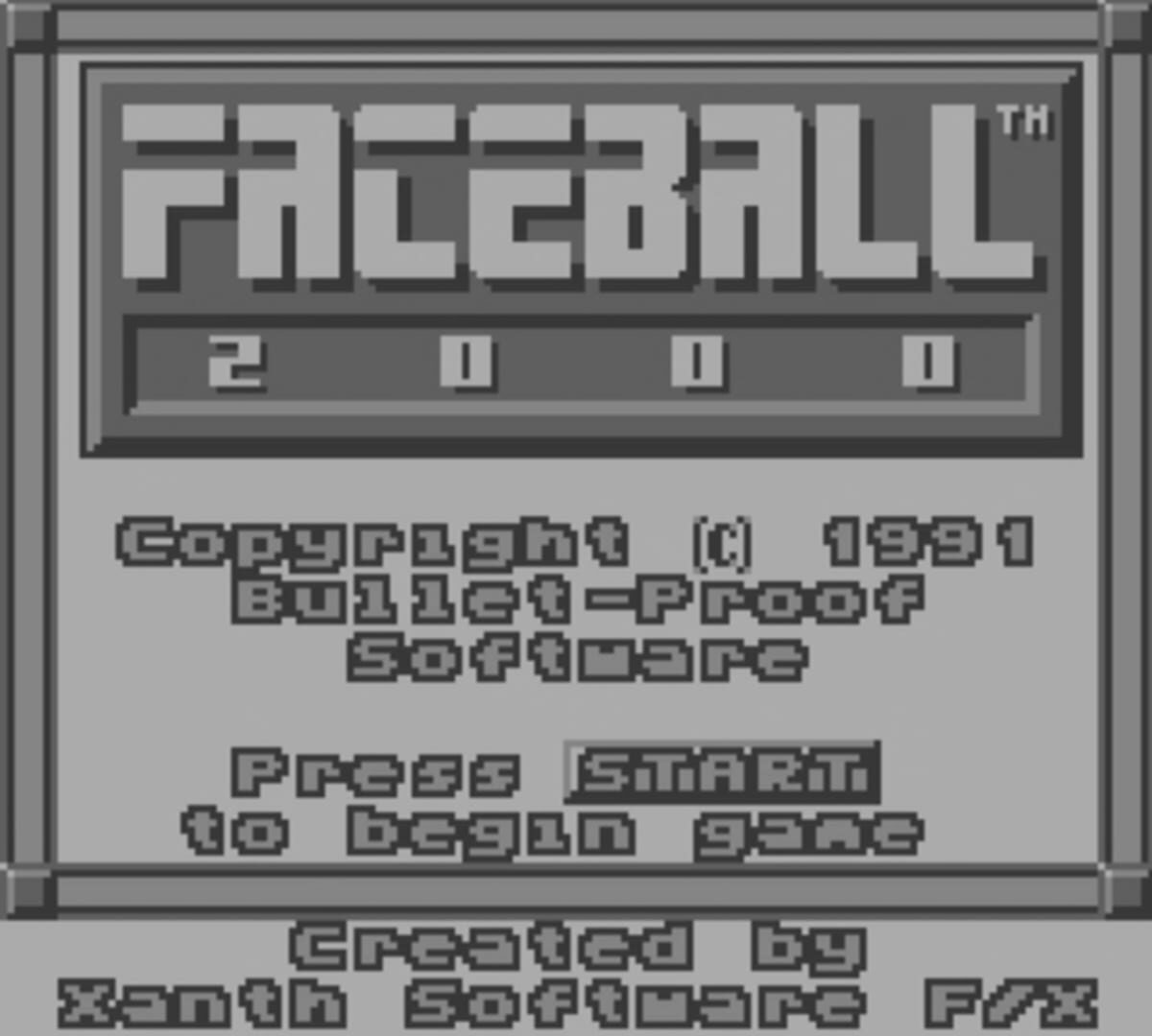 Captura de pantalla - Faceball 2000