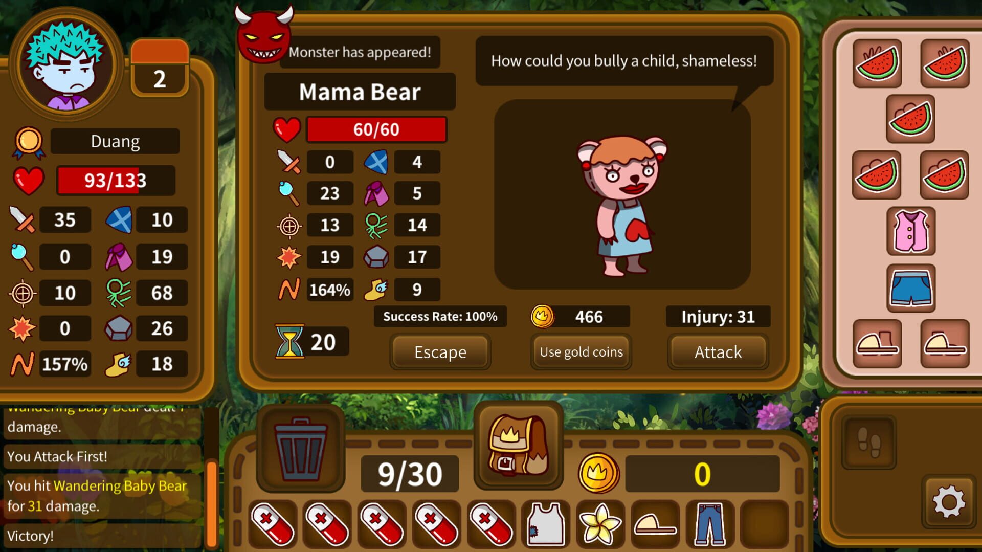 The Adventurer and His Backpack - Screenshot