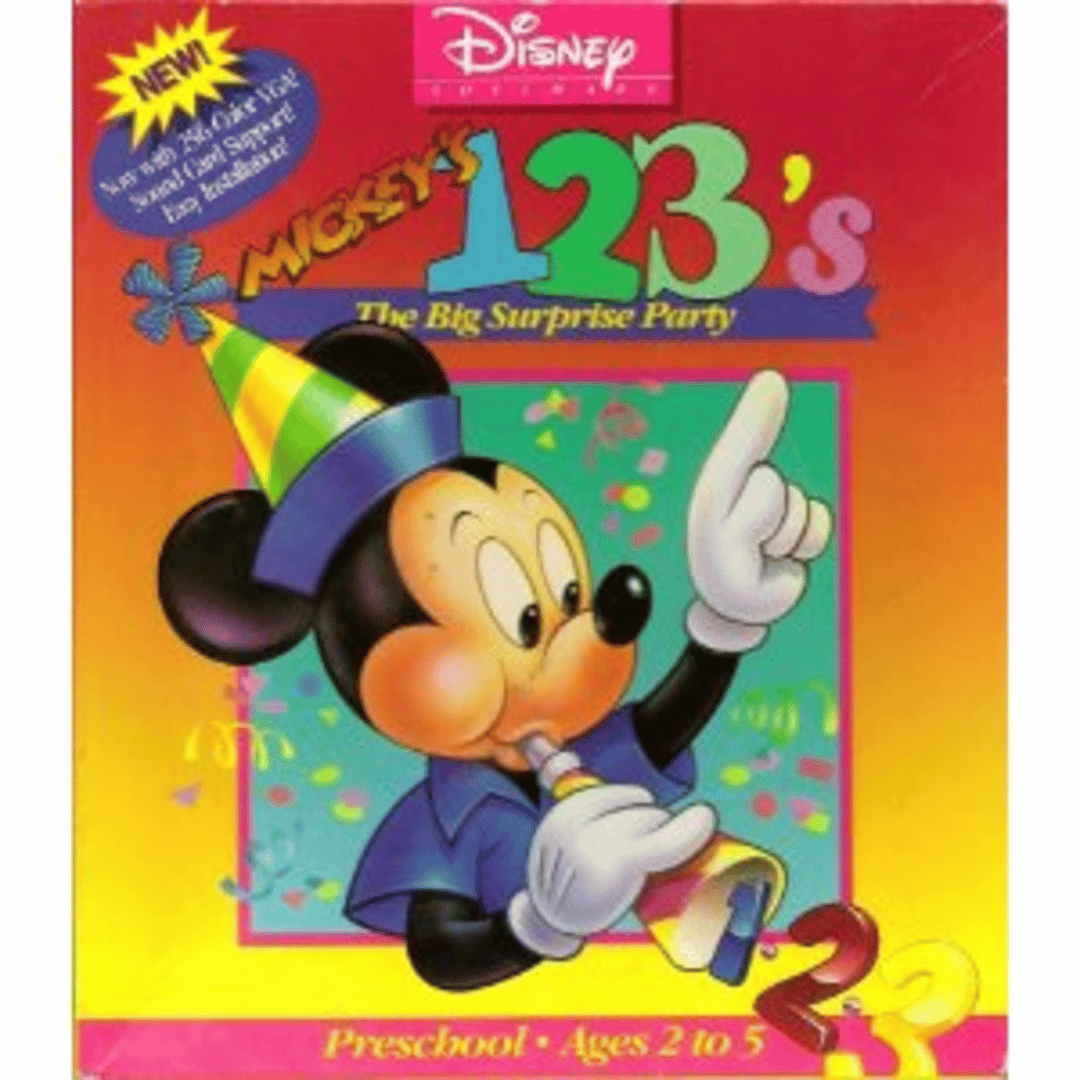 Mickey's 123's: The Big Surprise Party Cover