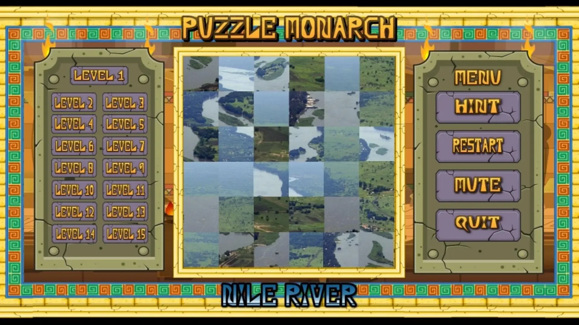 Puzzle Monarch: Nile River