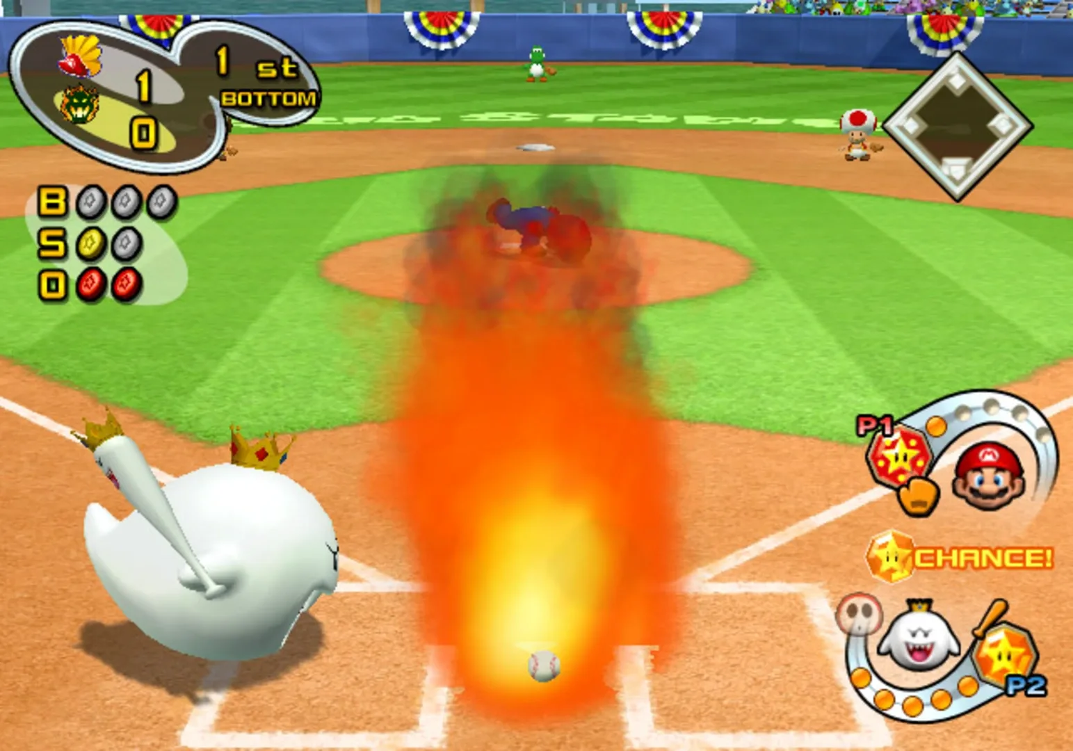 Captura de pantalla - Mario Superstar Baseball