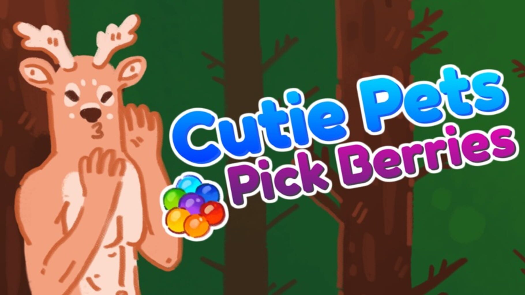 Cutie Pets Pick Berries