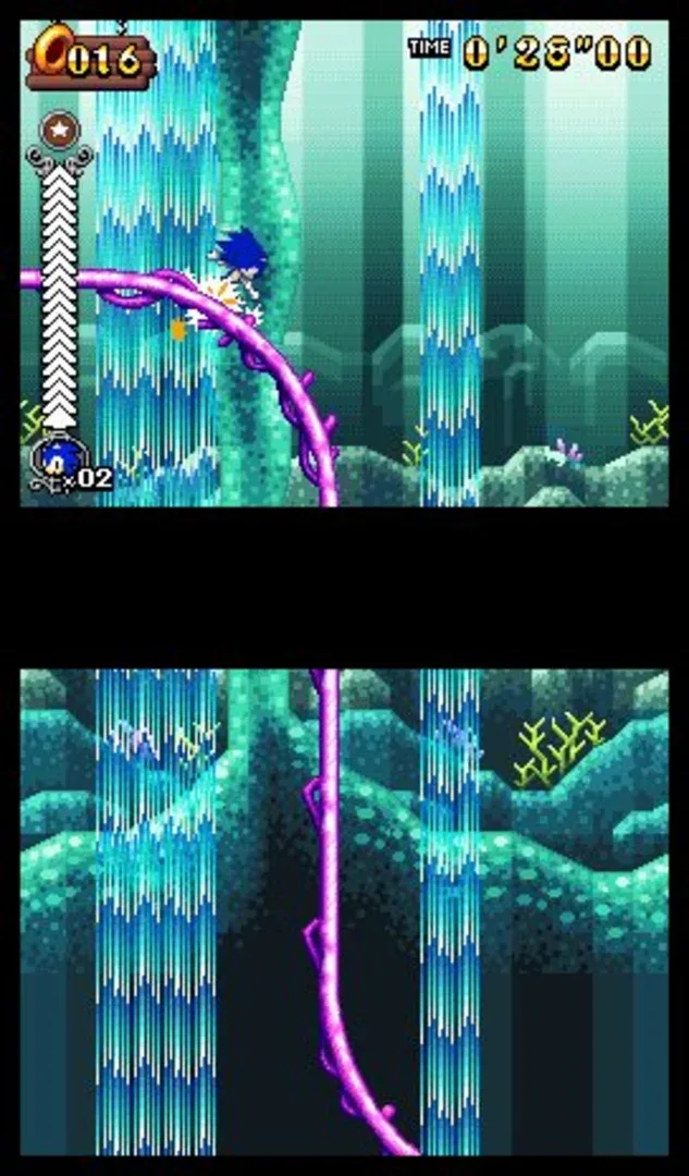 Captura de pantalla - Sonic Rush Adventure
