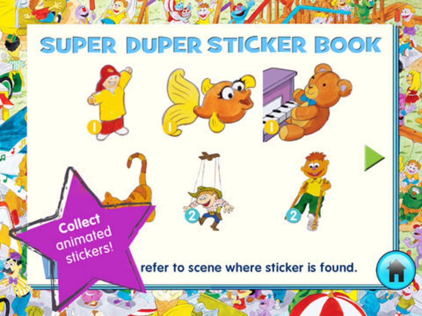 Look and Find: Elmo on Sesame Street - Screenshot