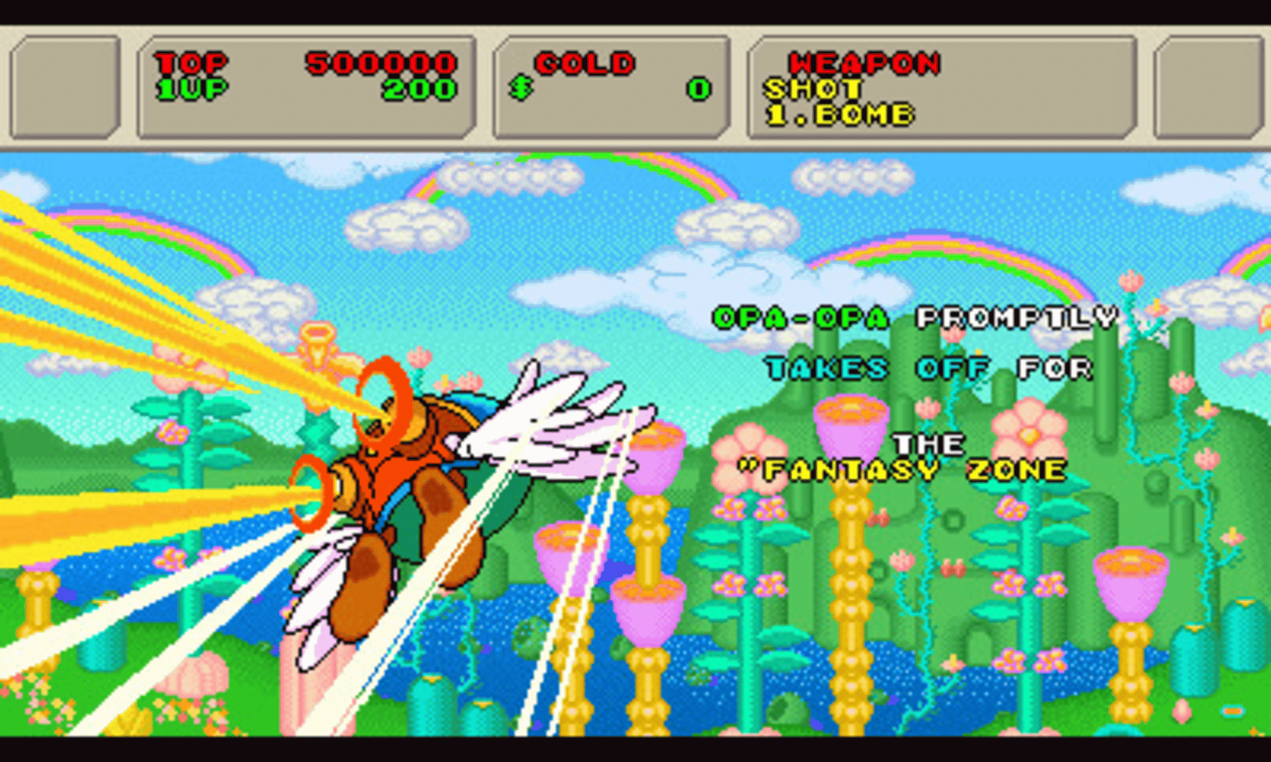 3D Fantasy Zone II W screenshot