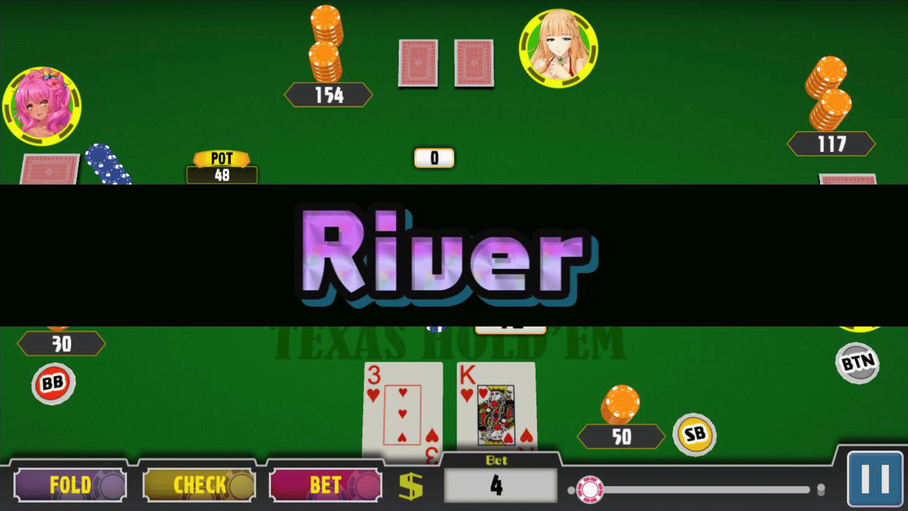 Poker Pretty Girls Battle: Texas Hold'em screenshot