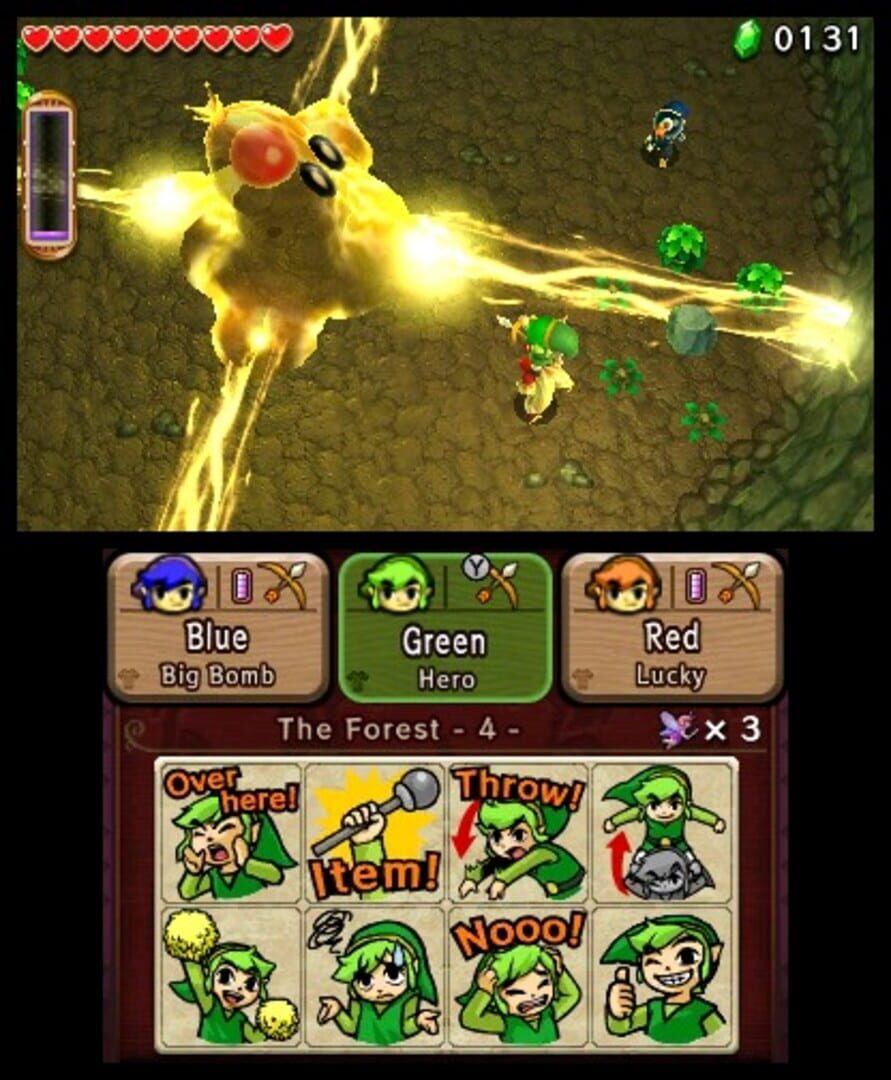 Captura de pantalla - The Legend of Zelda: Tri Force Heroes