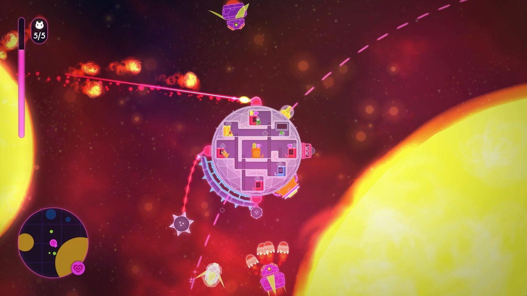 Lovers in a Dangerous Spacetime screenshot