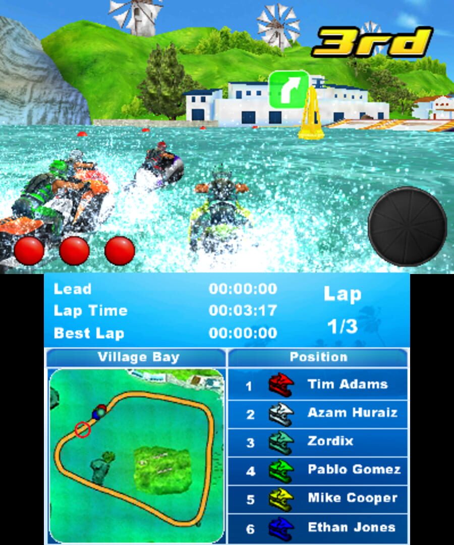 Captura de pantalla - Aqua Moto Racing 3D