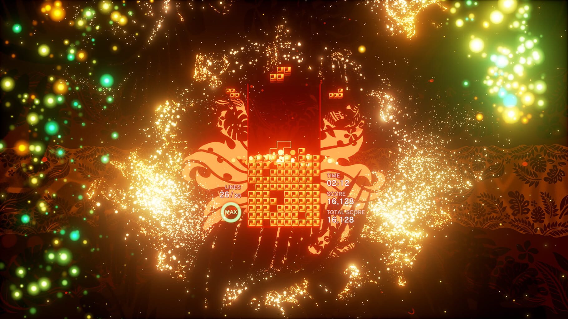 Captura de pantalla - Tetris Effect
