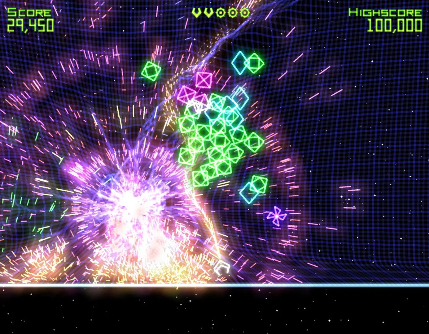 Captura de pantalla - Geometry Wars: Retro Evolved
