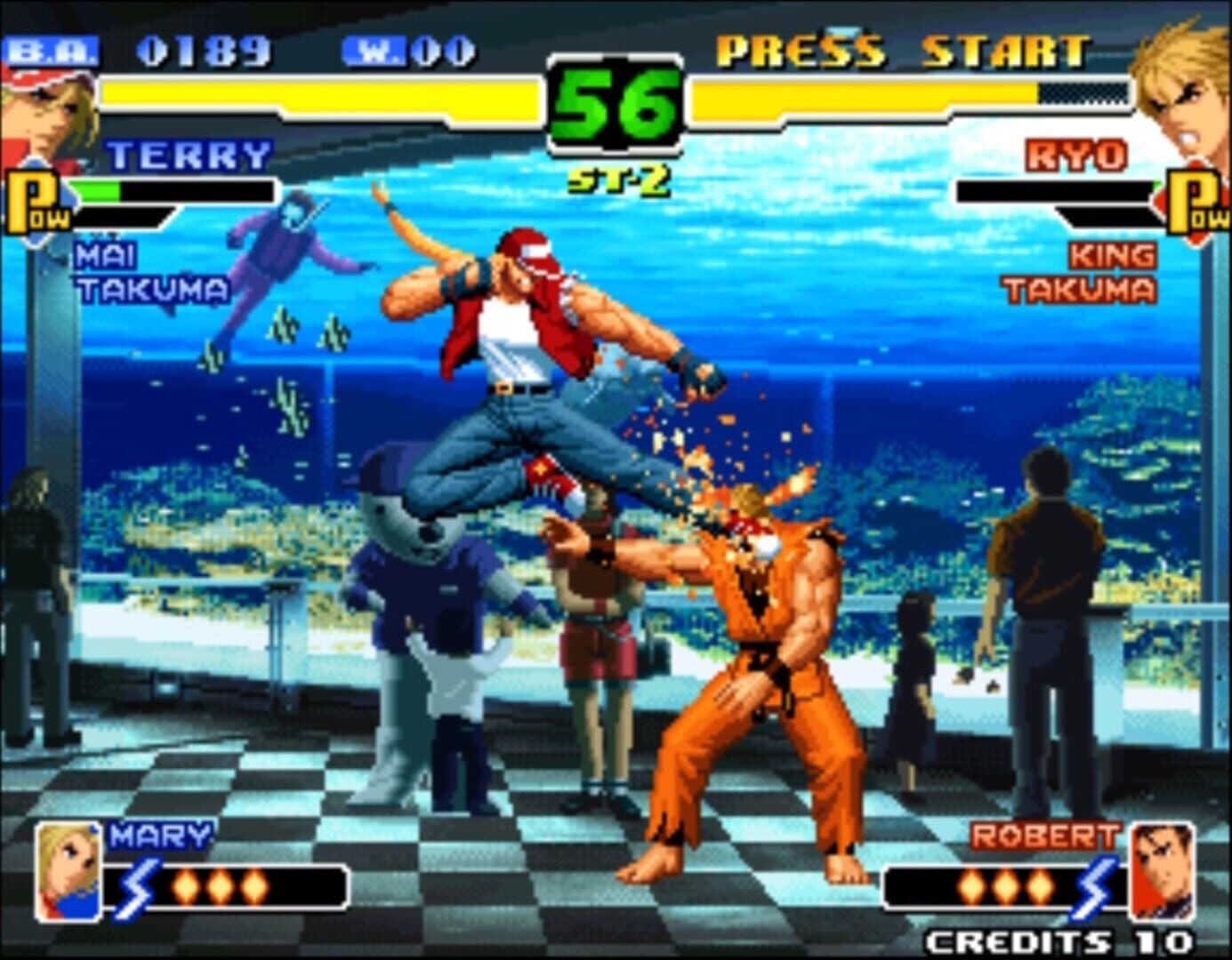 Captura de pantalla - The King of Fighters 2000