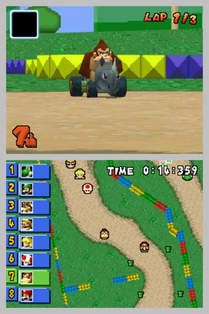Captura de pantalla - Mario Kart DS