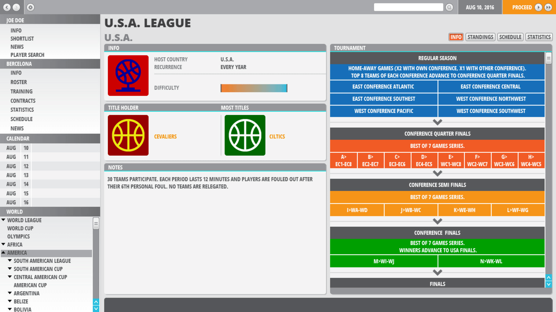 World Basketball Manager 2 screenshot