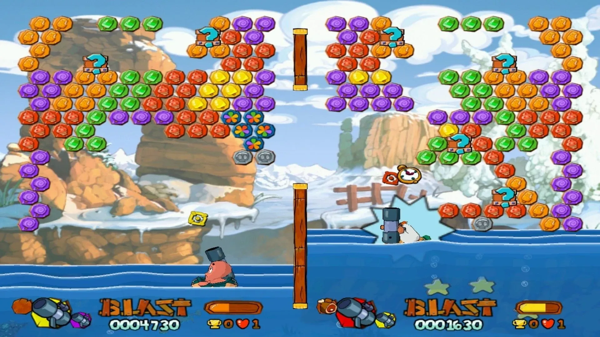 Captura de pantalla - Worms Blast