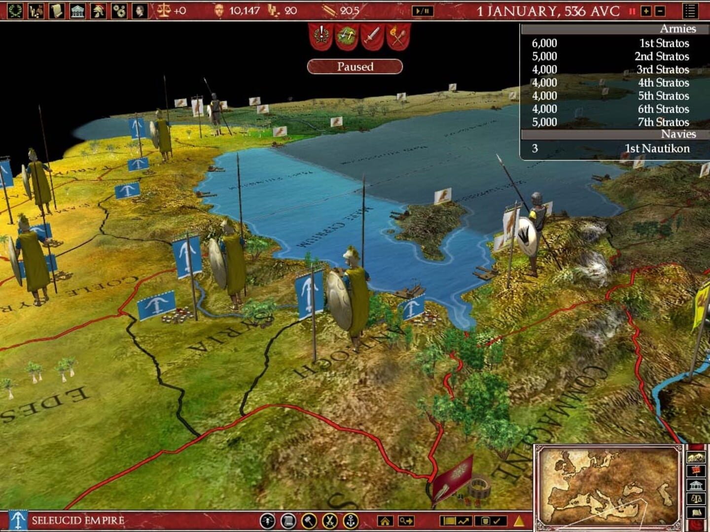 Captura de pantalla - Europa Universalis: Rome - Gold Edition