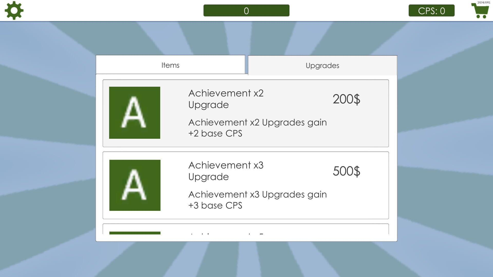 Achievement Clicker 2018 - Screenshot