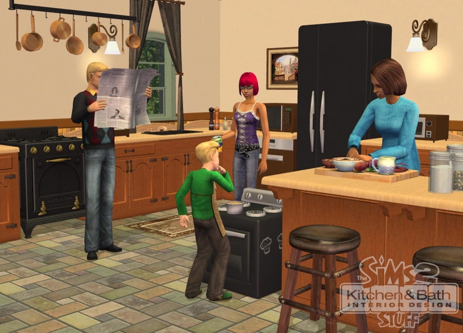 Captura de pantalla - The Sims 2: Kitchen & Bath Interior Design Stuff