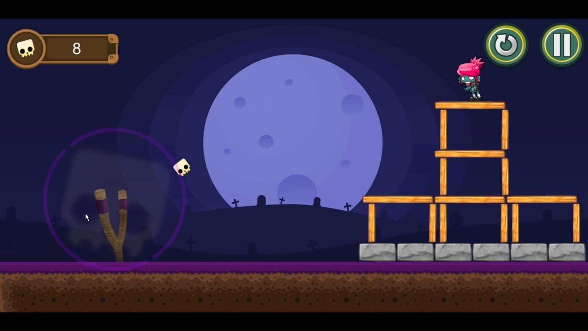 SlingSkull Zombies - Screenshot