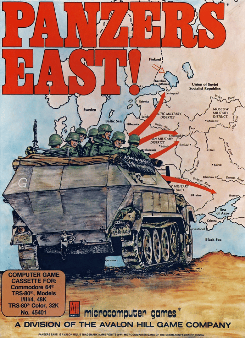 Panzers East! Cover