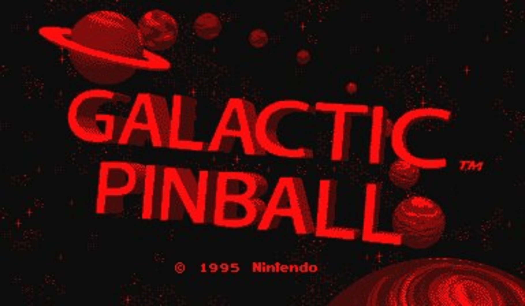 Galactic Pinball screenshot