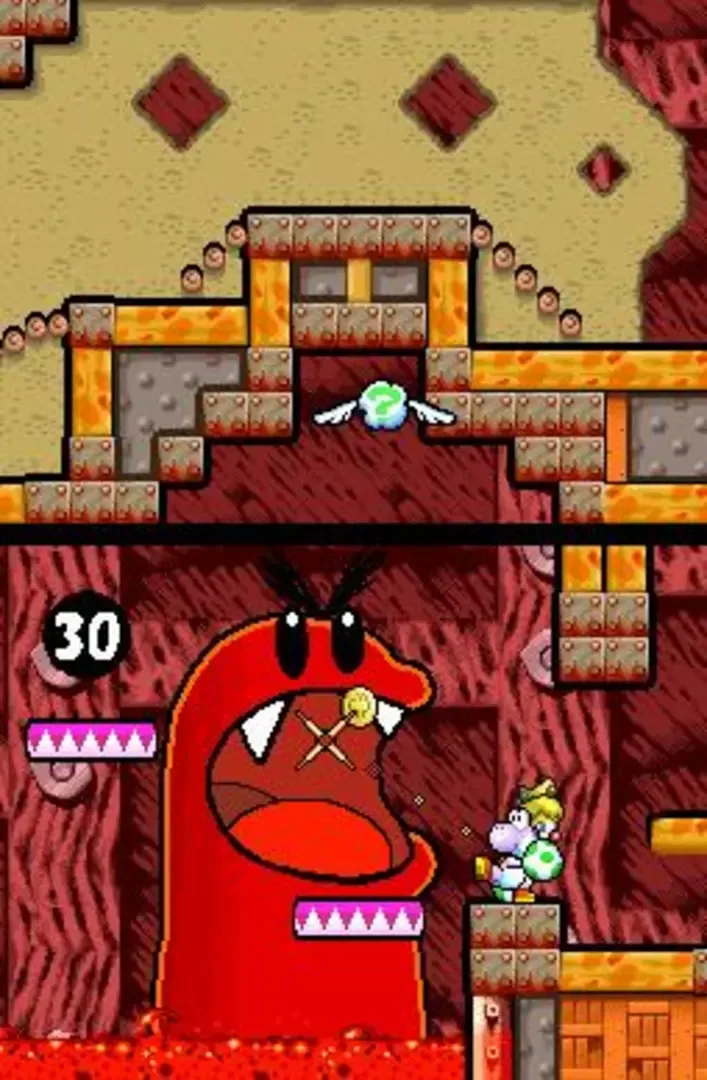 Captura de pantalla - Yoshi's Island DS