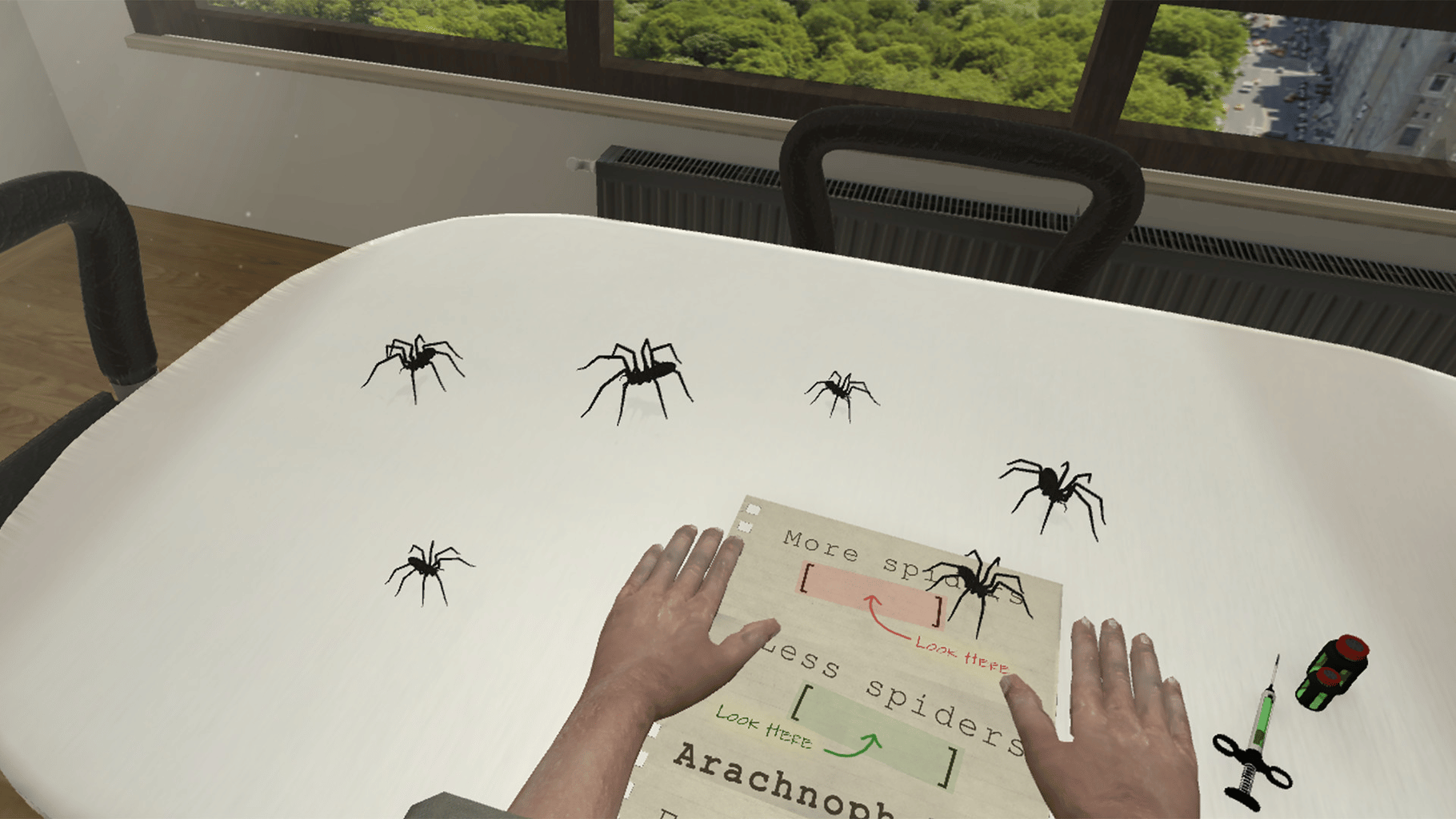 Arachnophobia screenshot