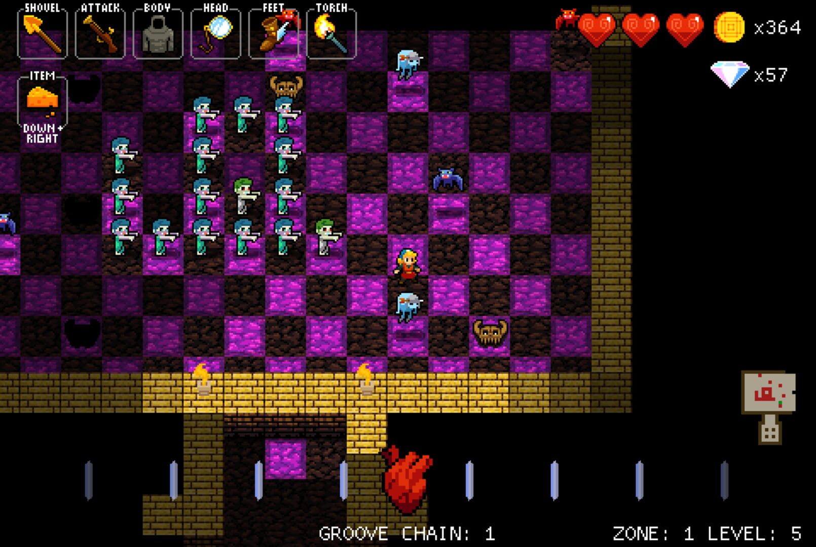 Crypt of the NecroDancer screenshot