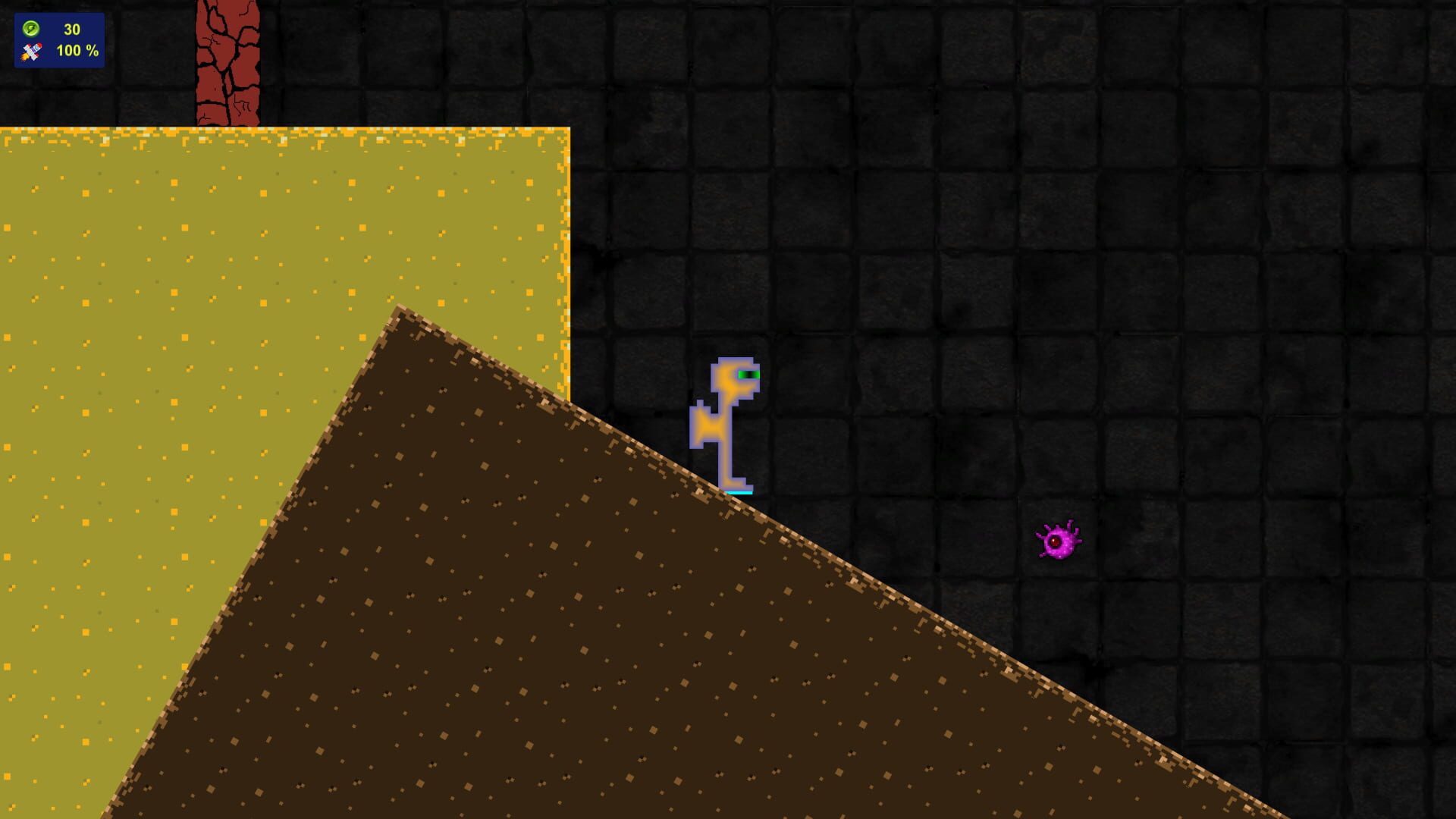 Retro Rocket Robot - Screenshot