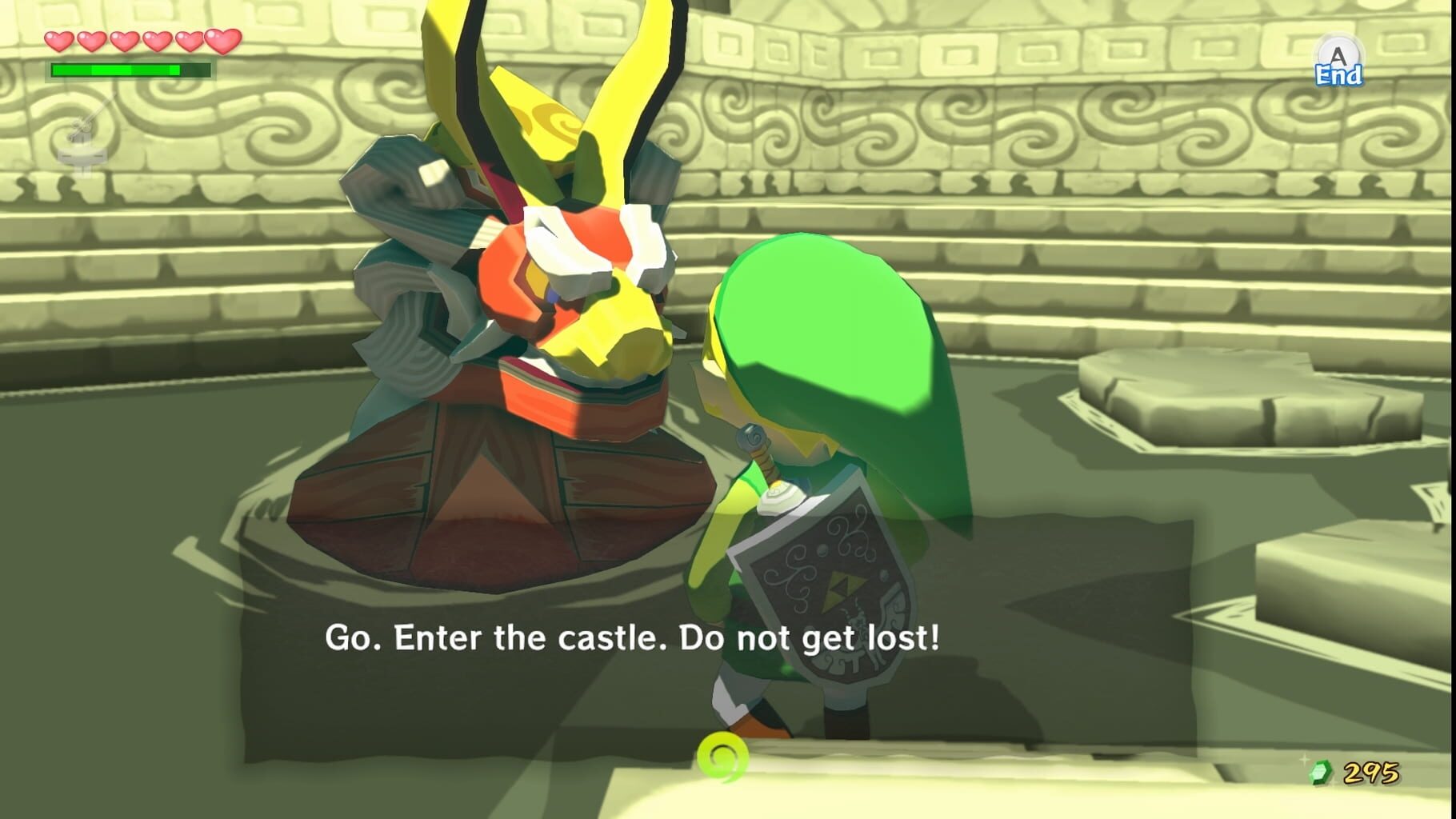 Captura de pantalla - The Legend of Zelda: The Wind Waker HD