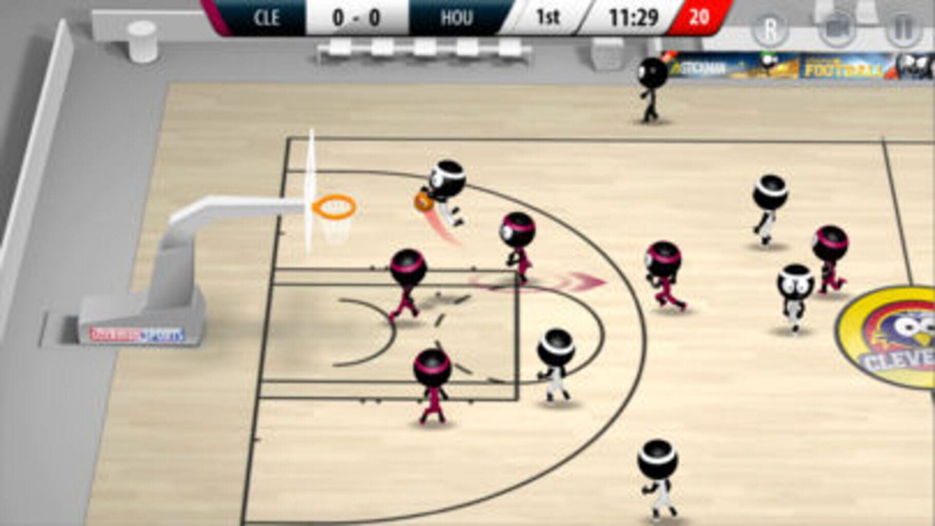 Stickman Basketball screenshots