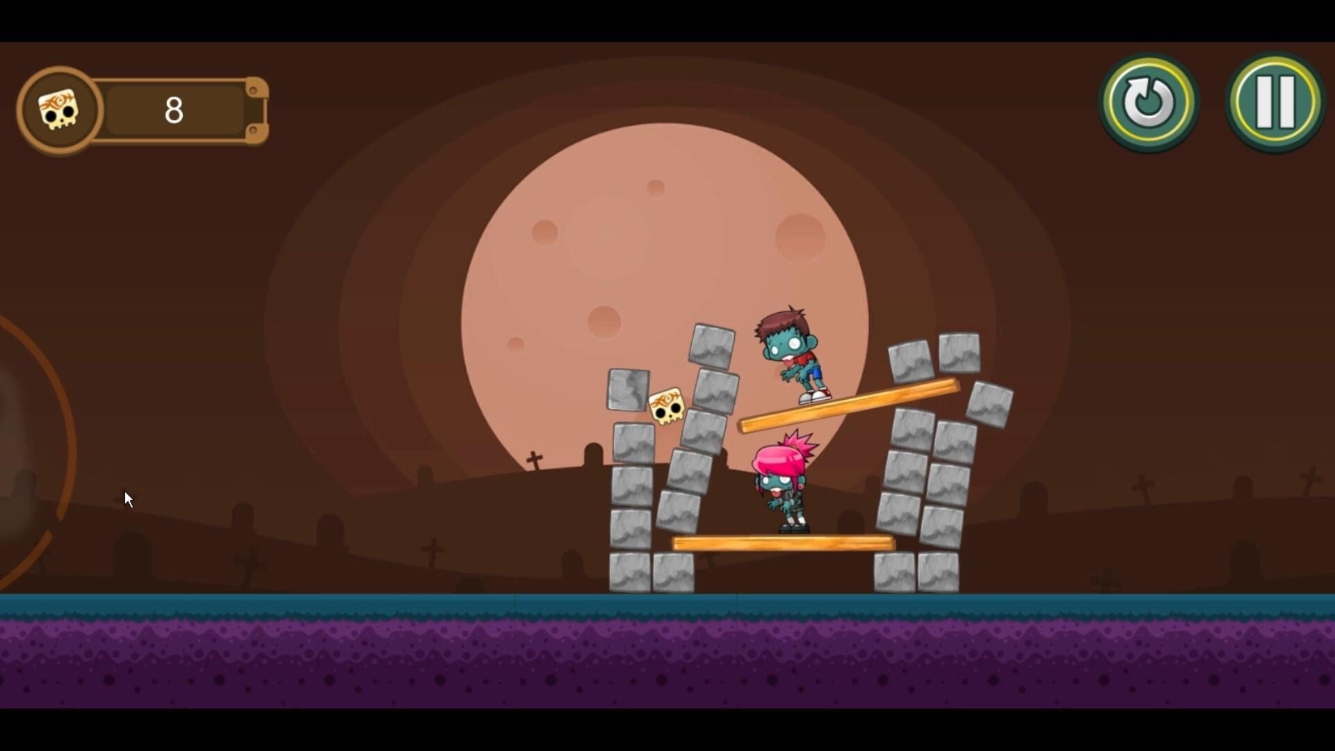 SlingSkull Zombies 2 - Screenshot