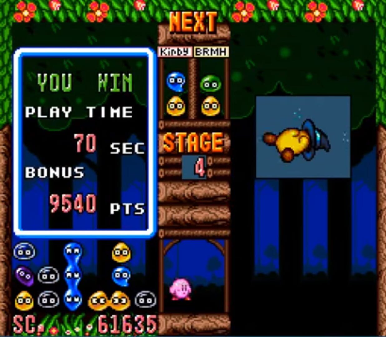 Captura de pantalla - Kirby's Avalanche