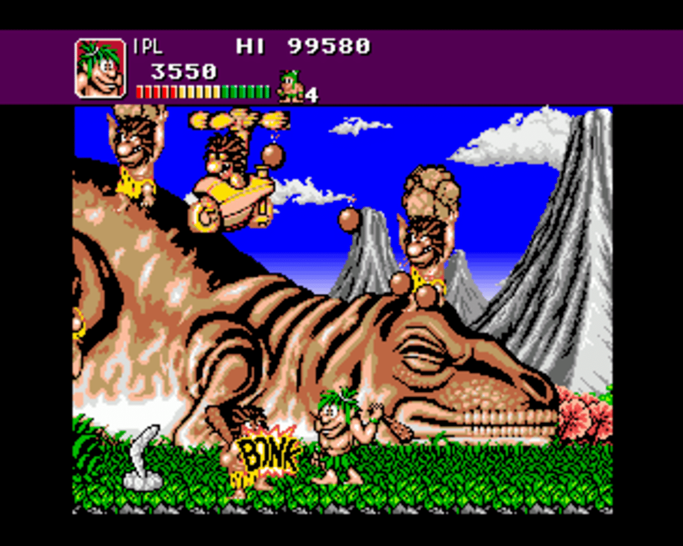 Caveman Ninja screenshot