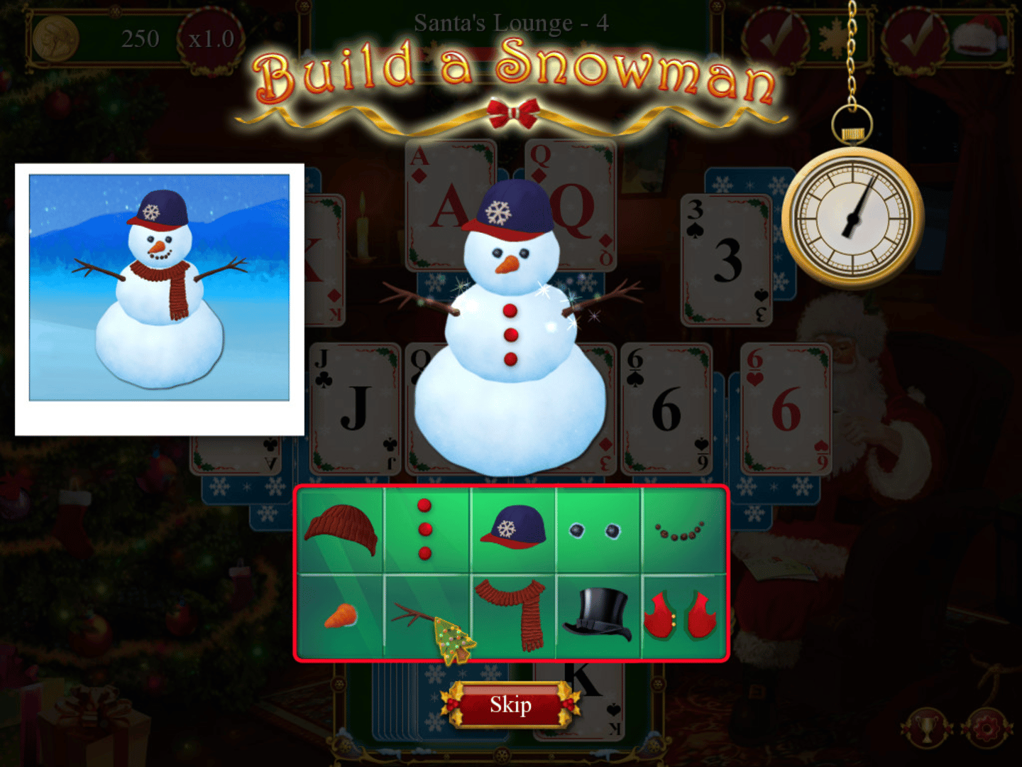 Santa's Christmas Solitaire screenshot