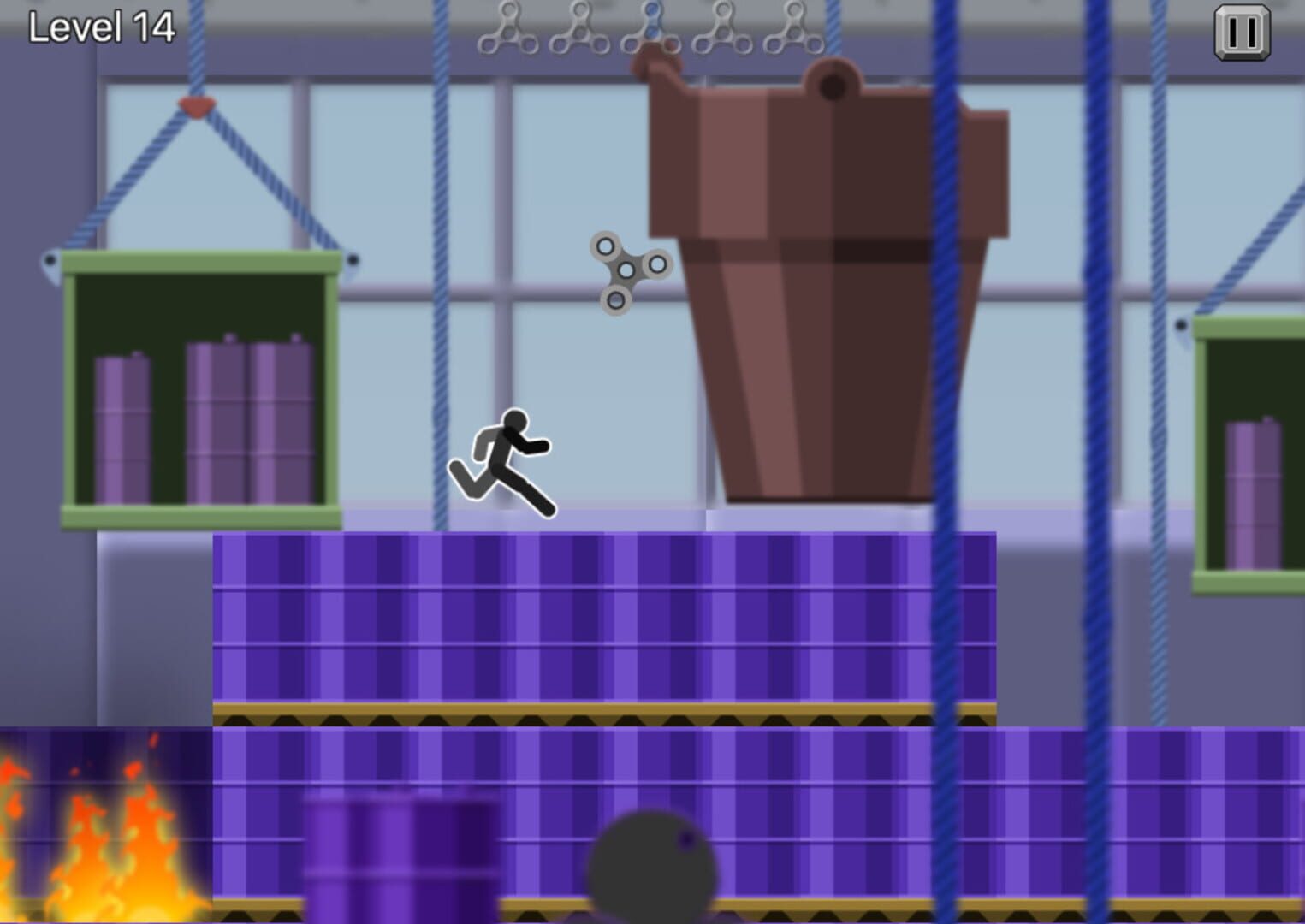 Stickman: Fidget Spinner Rush - Screenshot