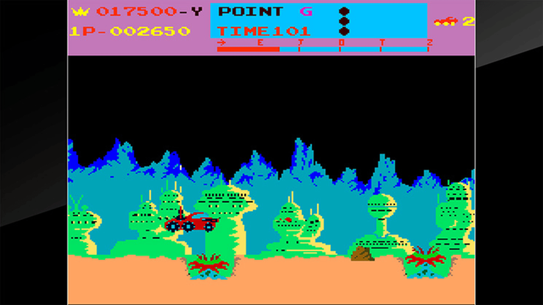 Arcade Archives: Moon Patrol screenshot