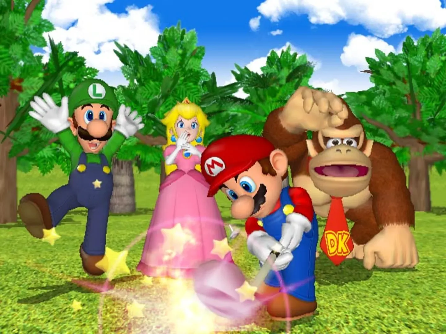 Captura de pantalla - Mario Golf: Toadstool Tour