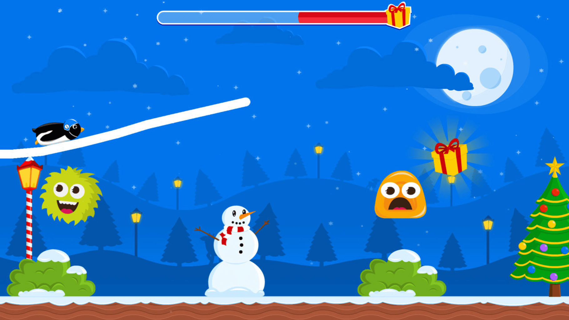 Christmas Adventure of Rocket Penguin screenshot