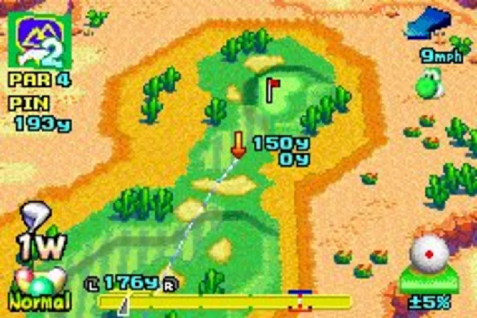 Captura de pantalla - Mario Golf: Advance Tour