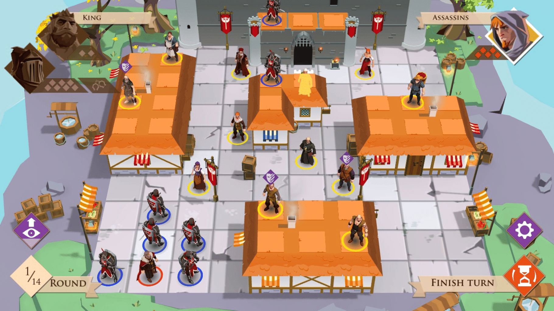 King and Assassins: The Board Game screenshot