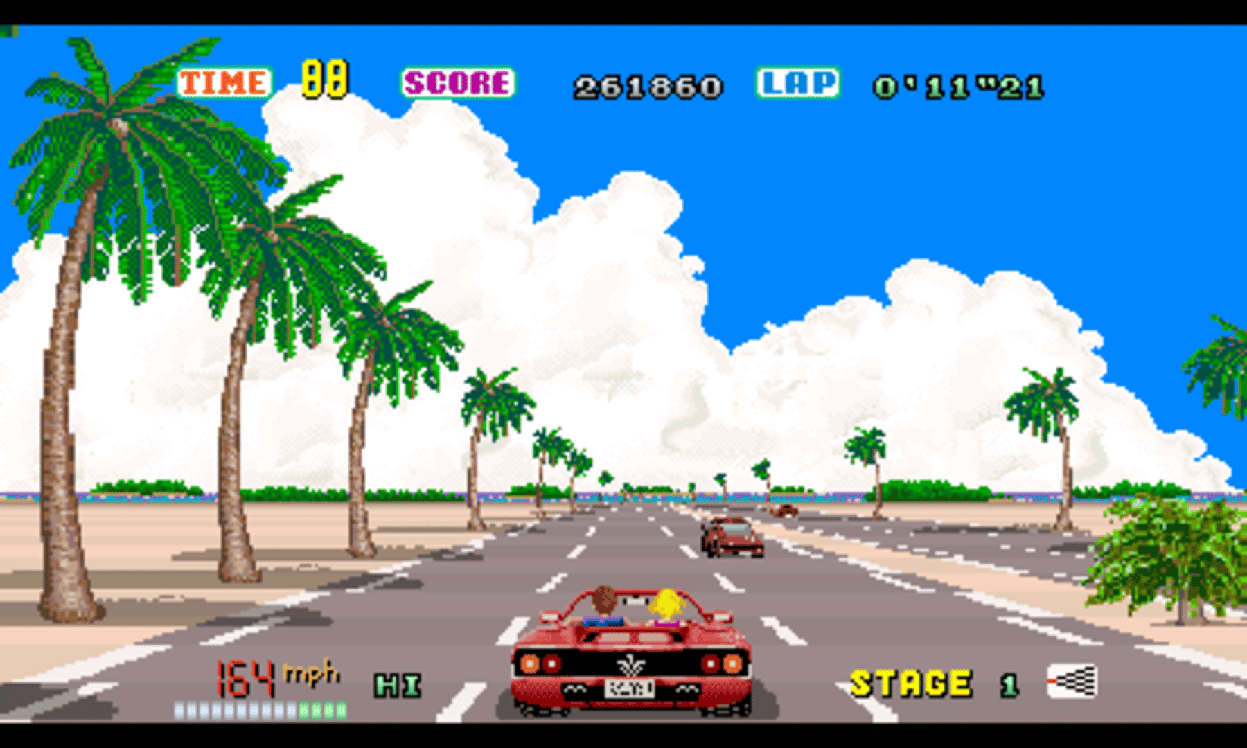 3D OutRun screenshot