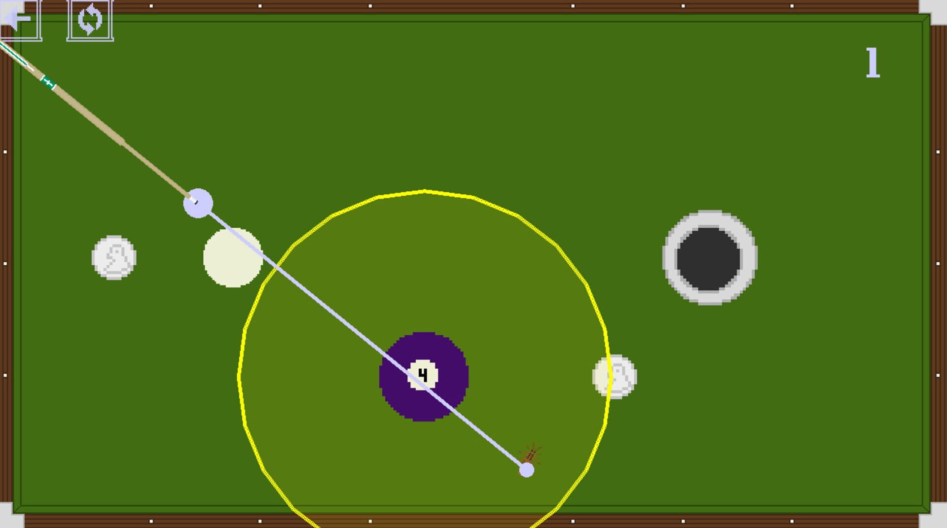 Galactic Pocket Billiards - Screenshot