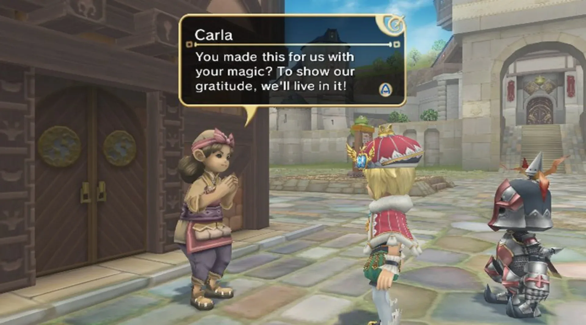 Captura de pantalla - Final Fantasy: Crystal Chronicles - My Life as a King