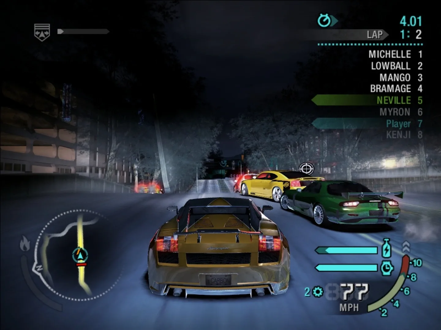 Captura de pantalla - Need for Speed: Carbon